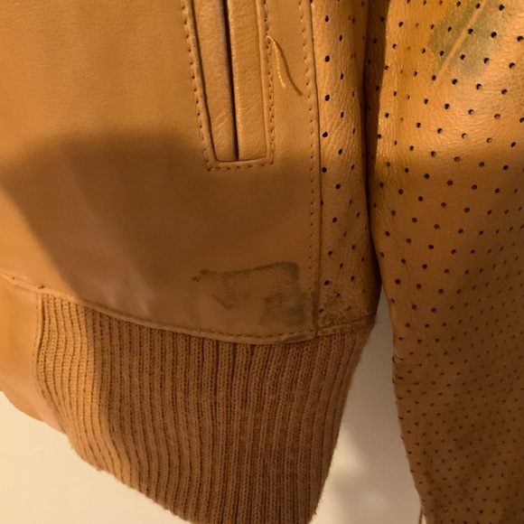 Puma Genuine Leather Jacket Size Medium - Picture 6 of 8